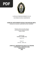 Download Gedung Seni Pertunjukan Di Surakarta by Proporsi Sarasemi SN133306603 doc pdf
