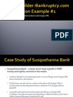 Case Study of Susquehanna Bank and Charge-Offs