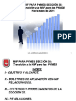 Guía para la transición a NIIF PYMES