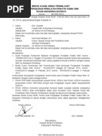 Contoh Surat Individu Serahan Aset Secara Hadiah
