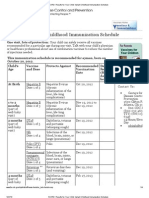 NCIRD - Results For Your Child - Instant Childhood Immunization Schedule