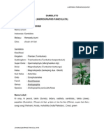 30220959 Laporan Praktikum Farmakognosi Andrographidis Herba