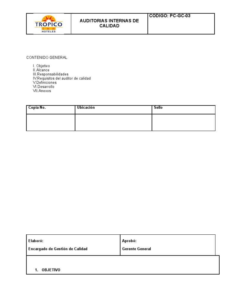 Auditorías Internas de Calidad ISO 9001 | PDF | Auditoría | Contralor