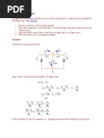 Node Voltage Method