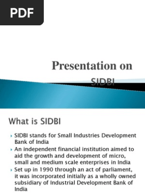 Sidbi