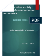 Khar Education Society College of Commerce and Economics: Business Ethics