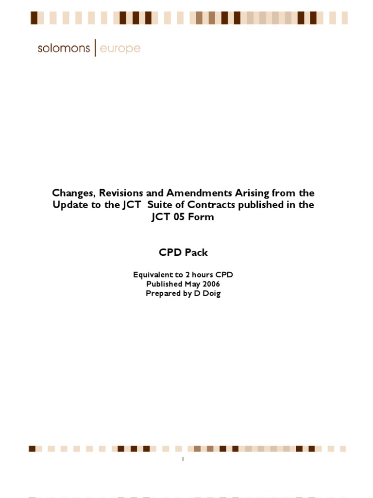 Jct Suite Pdf Pdf Construction Management Mediation