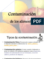 Contaminación de Alimentos