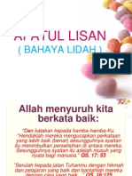 AFATUL LISAN (BAHAYA LIDAH