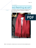 This Handsome, Unisex Scarf Features A Herringbone Stitch With A Moss Stitch Border. This Pattern Is Suitable For Beginning Knitters