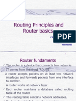 Routing Principles and ROUTER BASICS APT