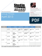 Group Fitness April 2013