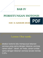 Bab IV Perhitungan Isotonis