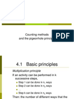 Counting Methods and The Pigeonhole Principle