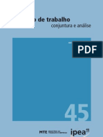 Mercado de Trabalho Conjuntura e Análise