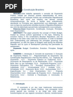 Orçamento na Constituição Brasileira