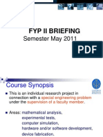 Briefing FYP 2 May 2011 - Chemical