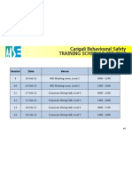 CBS Training February Schedule