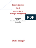 Lecture Session 1 & 2 Introduction To Strategic Management