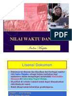 NILAI WAKTU DAN UANG by Indra Maipita