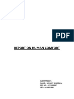 Report On Human Comfort