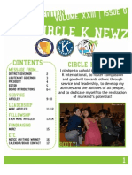 UCSD Circle K Newsletter - "April" 2013