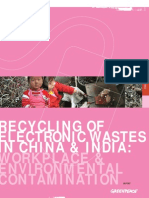 Recycling of Electronic Wastes in China & India