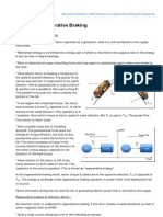 Basics of Regenerative Braking