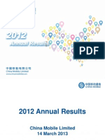2012 Financial Summary Presentation