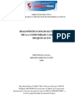 Estudio Socioeconomico - Comunidad de Muquiyauyo