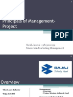 Project On Bajaj Auto LTD