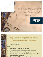 In House Management Versus Management Outsourced