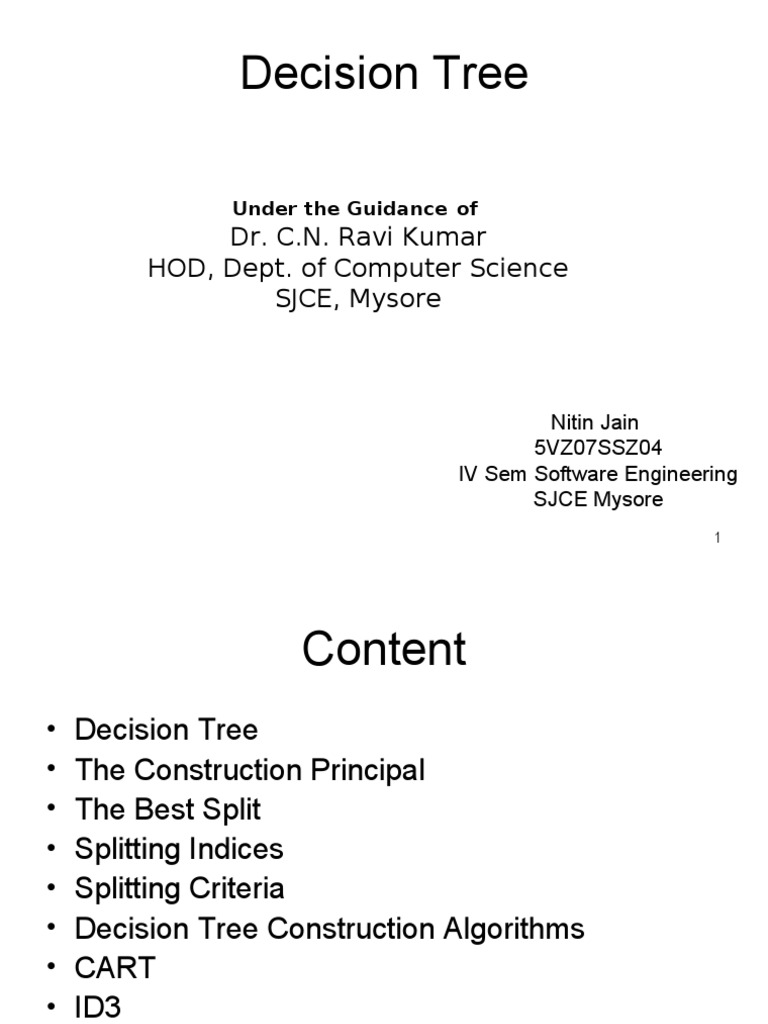 Decision Tree Construction Techniques | PDF | Theoretical Computer ...