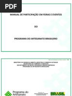 Artesanatos - MANUAL DE PARTICIPAÇÃO EM FEIRAS E EVENTOS