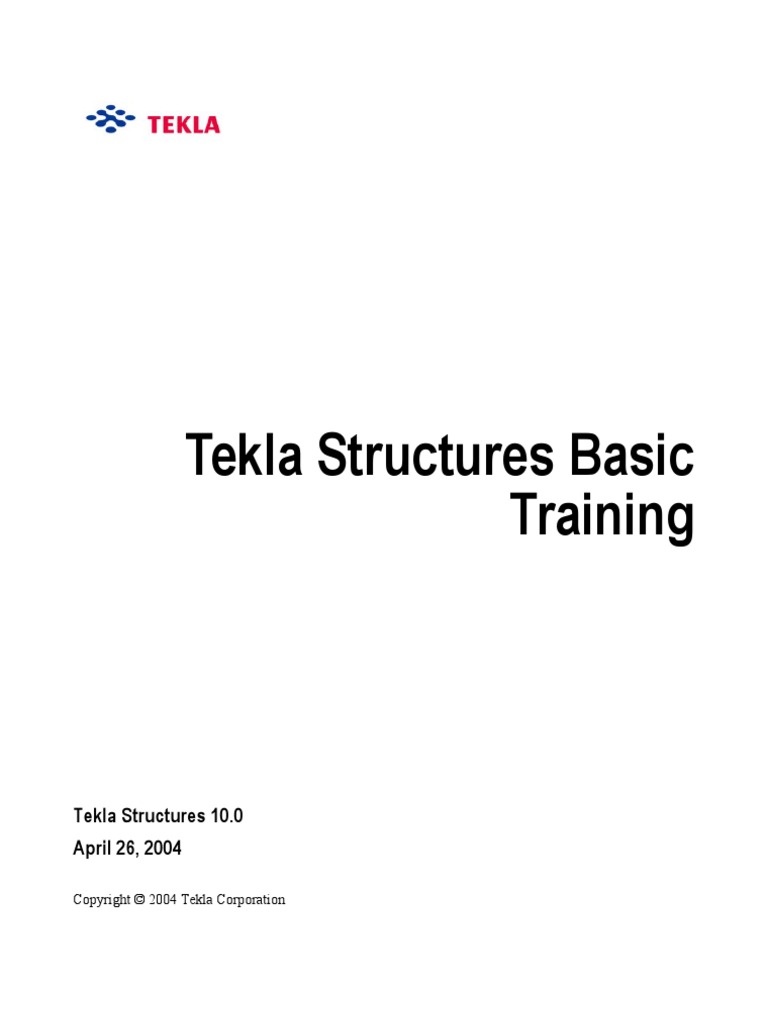Tekla Structures Basic Training | PDF | Icon (Computing) | Computer File