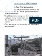 Transformer Tap Changer Control