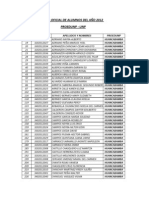 Lista General Proedunp