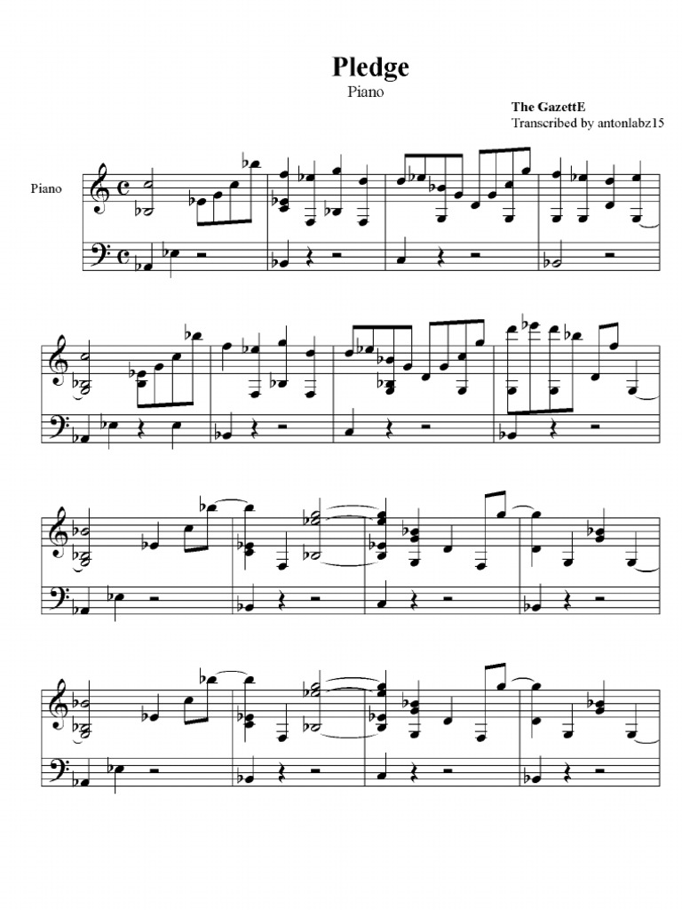 The Gazette Pledge By Antonlabz15