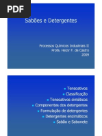 Saboes e Detergentes