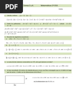 Prueba de Ecuaciones 2º Eso - Solución