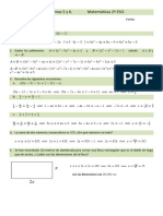 Prueba de Ecuaciones 2º Eso - Solución