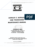 Alpha10 Alpha100 Com Maint Manual