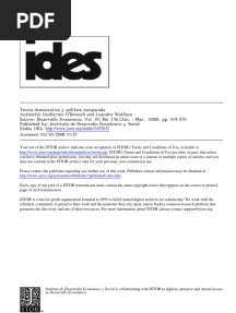 Teoria Democratica y Politica Comparada Guillermo o Donnell