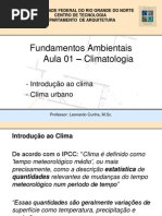 Aula 01-Clima Urbano