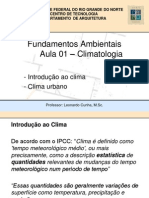 Aula 01-Clima Urbano