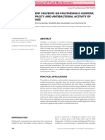 Effect of Different Solvents On Polyphenolic Content, Antioxidant Capacity and Antibacterial Activity of Irish York Cabbage