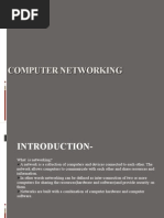 Download Computer Networking by prashanth SN13349223 doc pdf
