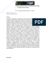 A Construção Da Sexualidade Infantil. Considerações Sobre O Papel Do Educador