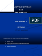 PBDI - Pertemuan 9 - Index