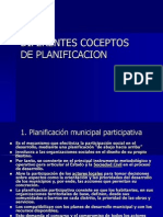 Diferentes Coceptos de Planificacion